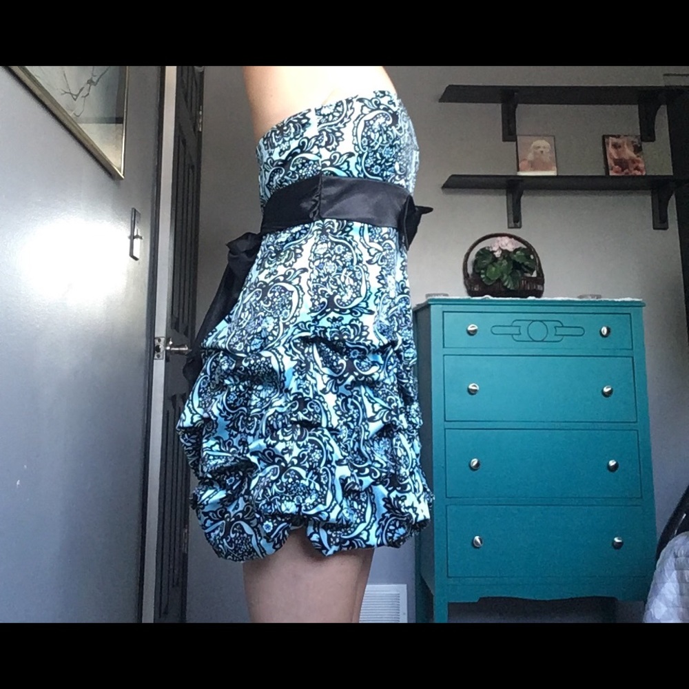 Teal Blue Dress